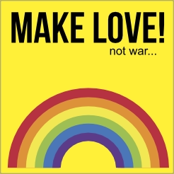 Stoeptegel make love not war