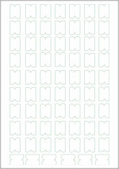 Tab stickervel