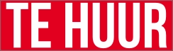 Te huur (Achter Glas Sticker)