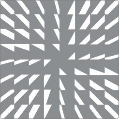 Tegeltje grijs patroon