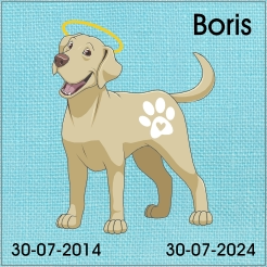 Tegeltje huisdier - In memoriam