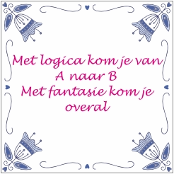 Tegeltjeswijheid Fantasie