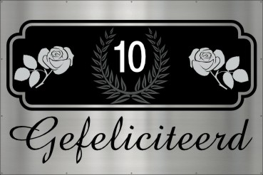 Tinnen jubileum Spandoek