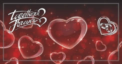 Together forever handdoek