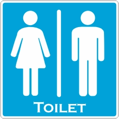 Toilet sticker