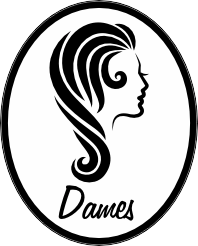 Toiletsticker Dames (Goud-metallic)
