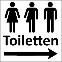 Toiletten (dibond)