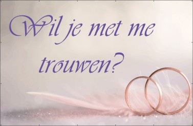 Trouwen Spandoek