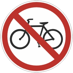 Verboden fiets te plaatsen