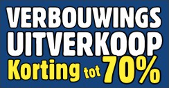 Verbouwingsuitverkoop