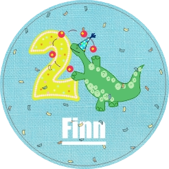 Verjaardag 2 sticker