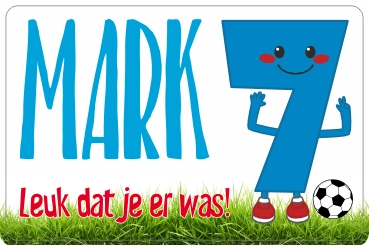 Verjaardag 7 sticker