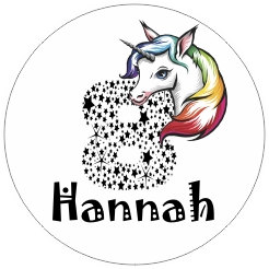 Verjaardag 8 sticker