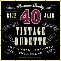 Vintage dudette