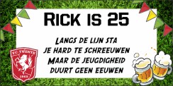 Voetbal FC Twente fan 25 jaar