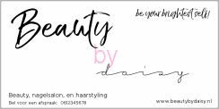 Voorbeeldsticker beautysalon