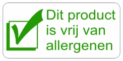 Vrij van allergenen