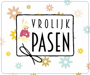 Vrolijk Pasen floral