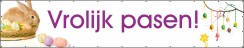 Vrolijk Pasen Spandoek
