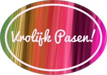 Vrolijk Pasen sticker