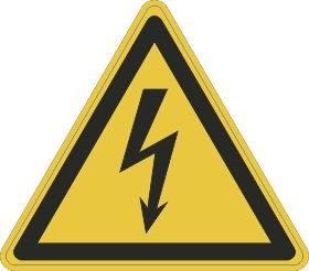 W012 Gevaarlijke elektrische spanning