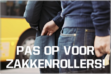 Waarschuwing voor zakkenrollers
