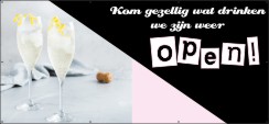 We zijn weer open