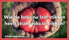 Wie de boer nu laat stikken