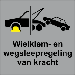 Wielklem wegsleepregeling tegel