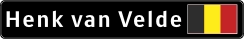 Wielrenner naamsticker Belgie