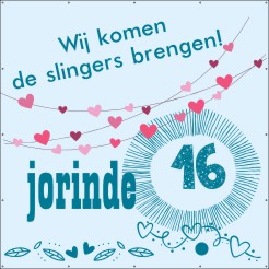 Wij komen de slingers brengen