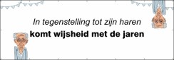 Wijsheid met de jaren