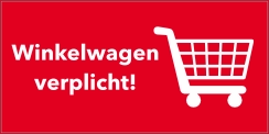 Winkelwagen verplicht