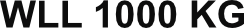 WLL 1000 KG