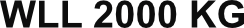 WLL 2000 KG