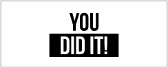 You did it mok
