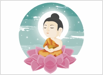Zen laptop sticker 17 inch