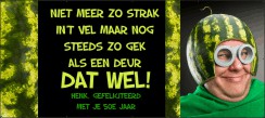 Zo gek als een deur Spandoek